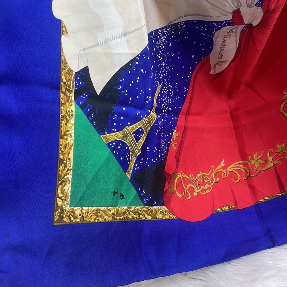 ‼️‼️‼️SOLD‼️‼️‼️Hermes scarf vintage souvenirs de Paris byHilton McConnico - Picture 7 of 16